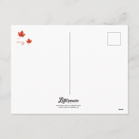 Winderige dagen / Briefkaart (Achterkant)