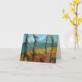 winderige dennen kaart (Gele Bloem)