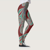 Winderige Fractals Leggings (Rechts)