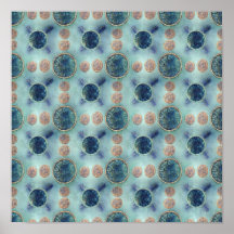 Winderige Patina Behang met Ethische Nevel Textuur
