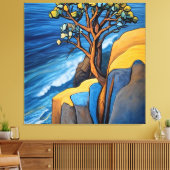 Winderige Sereniteit Canvas Afdruk (Insitu (Woonkamer))