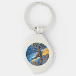 Winderige Sereniteit Sleutelhanger