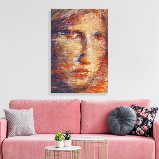 Winderige tijd canvas afdruk (Insitu (Woonkamer))