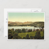 Windermere en Langdale Pikes, Lake District, Engl Briefkaart (Voorkant / Achterkant)