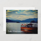 Windermere, het Lake District Briefkaart (Voorkant / Achterkant)