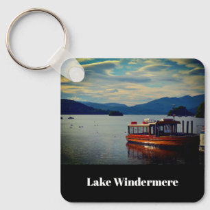 Windermere, het landschap van het Lake District Fo Sleutelhanger