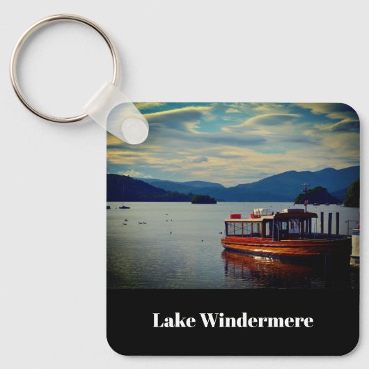 Windermere, het landschap van het Lake District Fo Sleutelhanger (Voorkant)