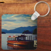 Windermere, het landschap van het Lake District Fo Sleutelhanger (Achterkant)
