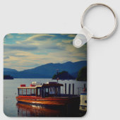 Windermere, het landschap van het Lake District Fo Sleutelhanger (Achterkant)