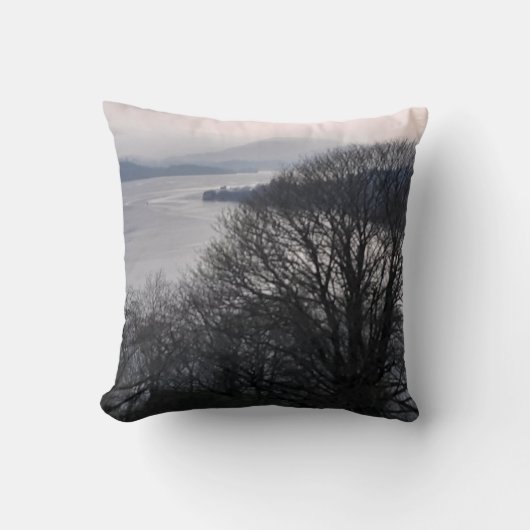 Windermere in Winter - Lake District Cushion Kussen (Voorkant)