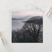 Windermere in Winter - Lake District Flat Kaart (Voorkant / Achterkant in situ)