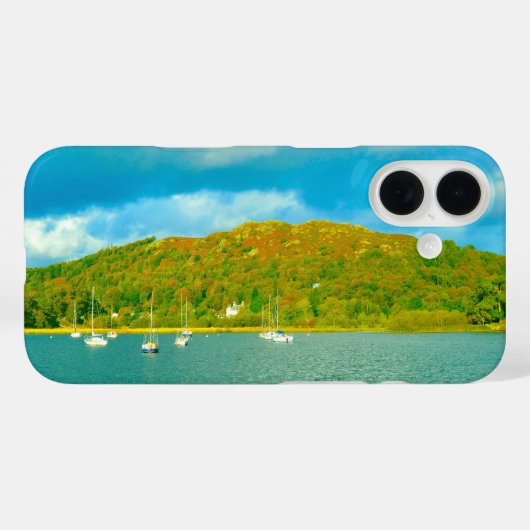 Windermere-meer jachten in Cumbria Case-Mate iPhone Case (Achterkant (horizontaal))
