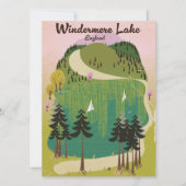 Windermere meer Reisposter (Voorkant)