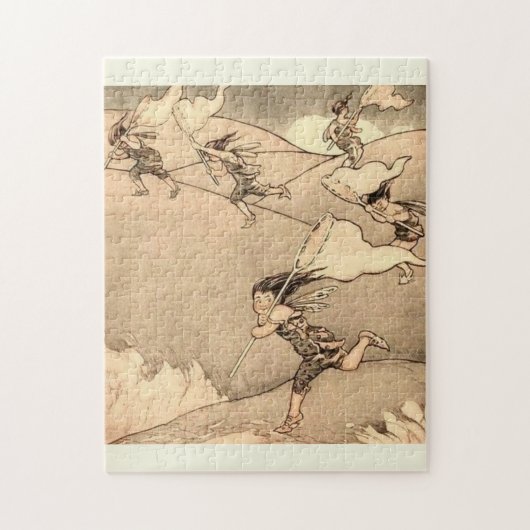 Windfeeën die wind vangen legpuzzel (Verticaal)