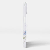 Windflower Oma Grootkinderen Namen Blauw iPhone Hoesje (Rechterkant)