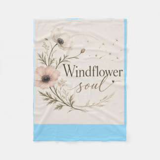 Windflower Soul Dekken Fleece Deken