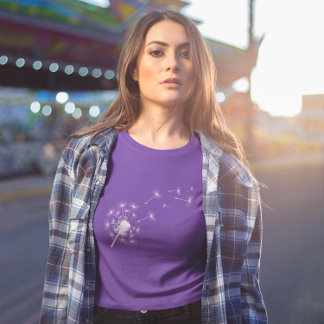 Windflower T-shirt Paardenbloem Ontwerp voor Vrouw