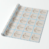 Windflower Ziel Cadeaupapier (Uitgerold)