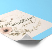 Windflower Ziel Poster (Hoek)