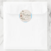 Windflower Ziel Ronde Sticker (Tas)