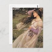 WiNDFLoWERS, door John William Waterhouse, 1902 Briefkaart (Voorkant / Achterkant)