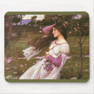 Windflowers door John William Waterhouse Muismat