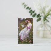 Windflowers van John William Waterhouse Visitekaartje (Staand voorkant)