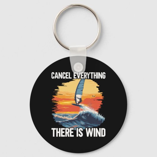 Windfoiling-Board Er Is Wind Vleugel Foil Surfen  Sleutelhanger (Voorkant)