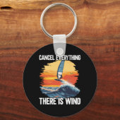 Windfoiling-Board Er Is Wind Vleugel Foil Surfen  Sleutelhanger (Voorkant)