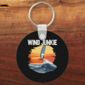 Windfoiling plank Wind Junkie Wing Foil Surfen  Sleutelhanger (Voorkant)