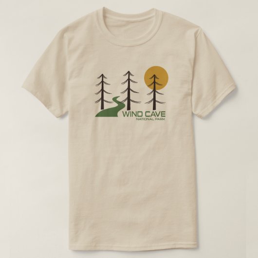 Windgrot National Park Trail T-shirt (Design voorkant)