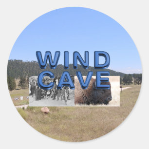 windgrot van abh ronde sticker