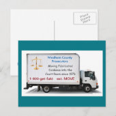 Windham County Movers: Briefkaart (Voorkant / Achterkant)