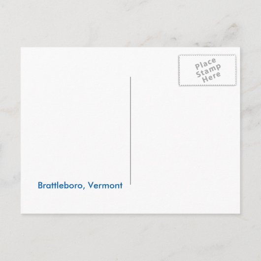 Windham County Movers: Briefkaart (Achterkant)