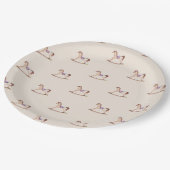 Windham Cream  Rocking Horse Speelgoed Wilderness Papieren Bordje (Gekanteld)