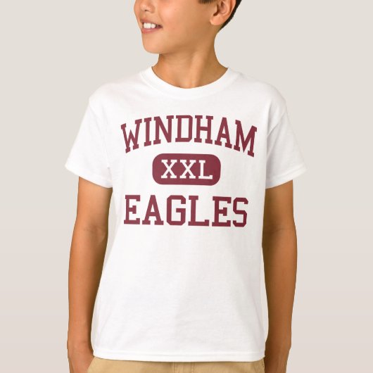 Windham - Eagles - High School - Windham Maine T-shirt (Voorkant)