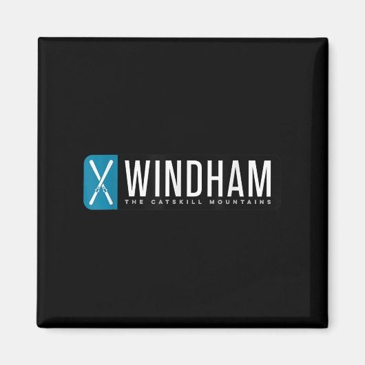 Windham Mountain Ski Magneet (Voorkant)