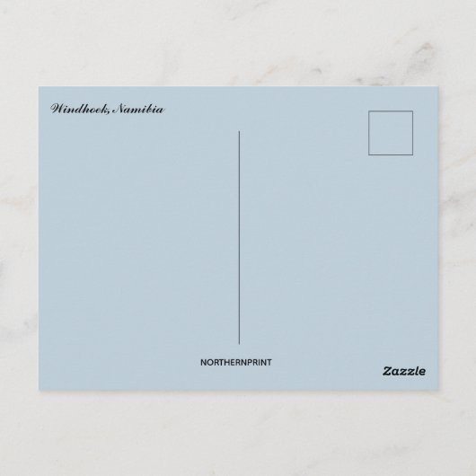 Windhoek Namibië Briefkaart (Achterkant)