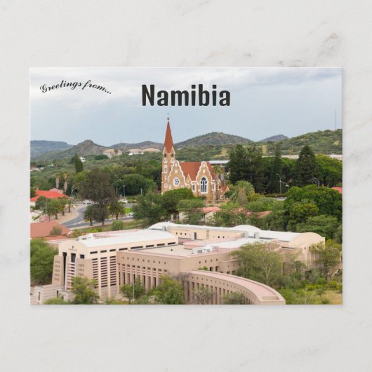 Windhoek Namibië Briefkaart (Voorkant)