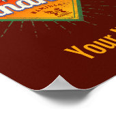 Windhoek Namibië Retro Elephant Afrika Poster (Hoek)