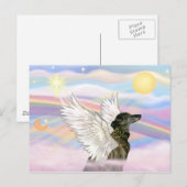 Windhond Briefkaart (Voorkant / Achterkant)