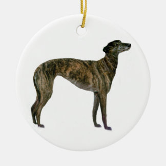 Windhond - Brindle (staand) Keramisch Ornament