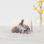 Windhond die de AchterKaart van de Nota van de Kaart (Gele Bloem)