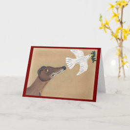 Windhond en Duif Kaart
