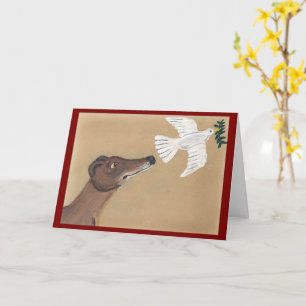 Windhond en Duif Kaart