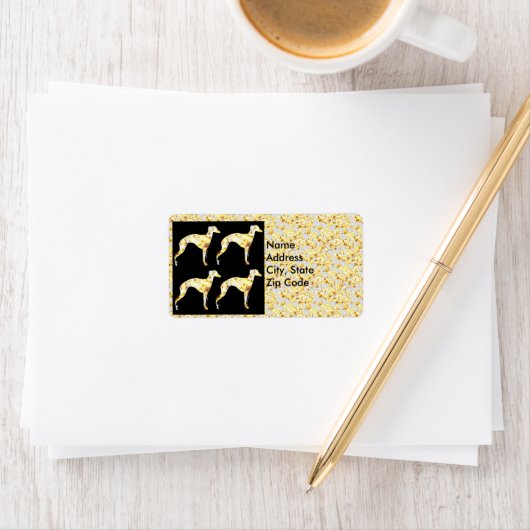 Windhond  etiket (Insitu)