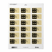 Windhond  etiket (Full Sheet)