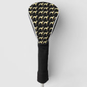 Windhond golfheadcover (Voorkant)