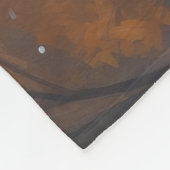 Windhond hardlopen in de sneeuw met kerst Pet Fleece Deken (Hoek)