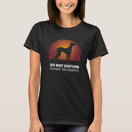 Windhond Hondenras 24 T-shirt (Voorkant)